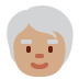 🧓🏽 older person: medium skin tone display on Twitter